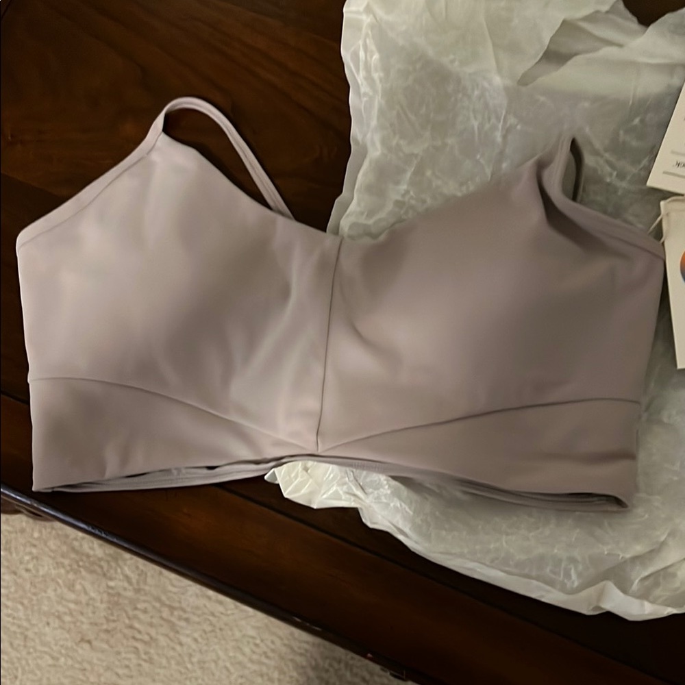 NWT Vuori Adeline bra soft pewter large